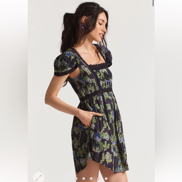 NTW LoveShackFancy Nutmeg Mini Dress size 4 - Picture 3 of 5